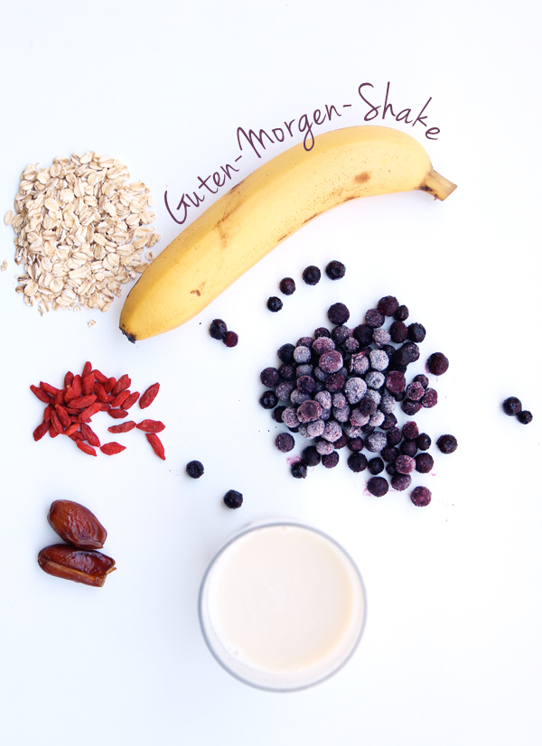Banana Blueberry Shake / www.fanfarella.at