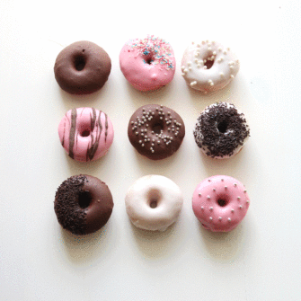 Donuts animiertes Gif / www.fanfarella.at